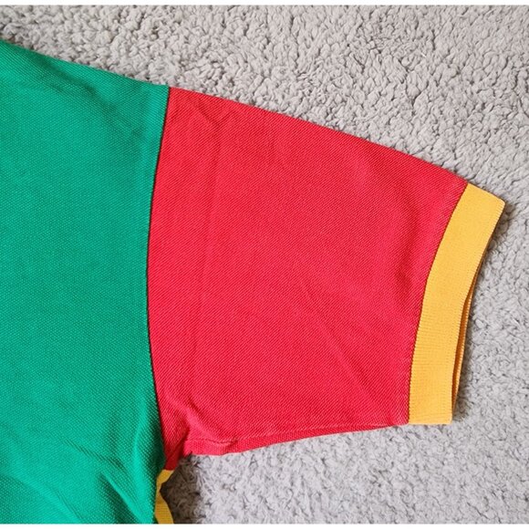 Vintage Brooks Brothers Colorblock Logo Polo Shirt Size Medium 100% Cotton - Picture 7 of 11